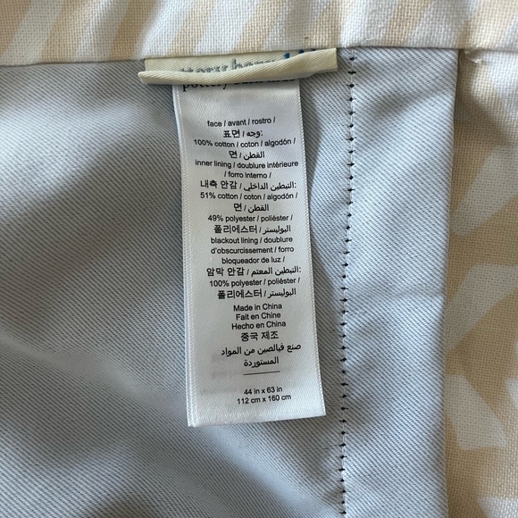 Pottery Barn Broken Arrow Blackout curtain panels - Picture 5 of 5